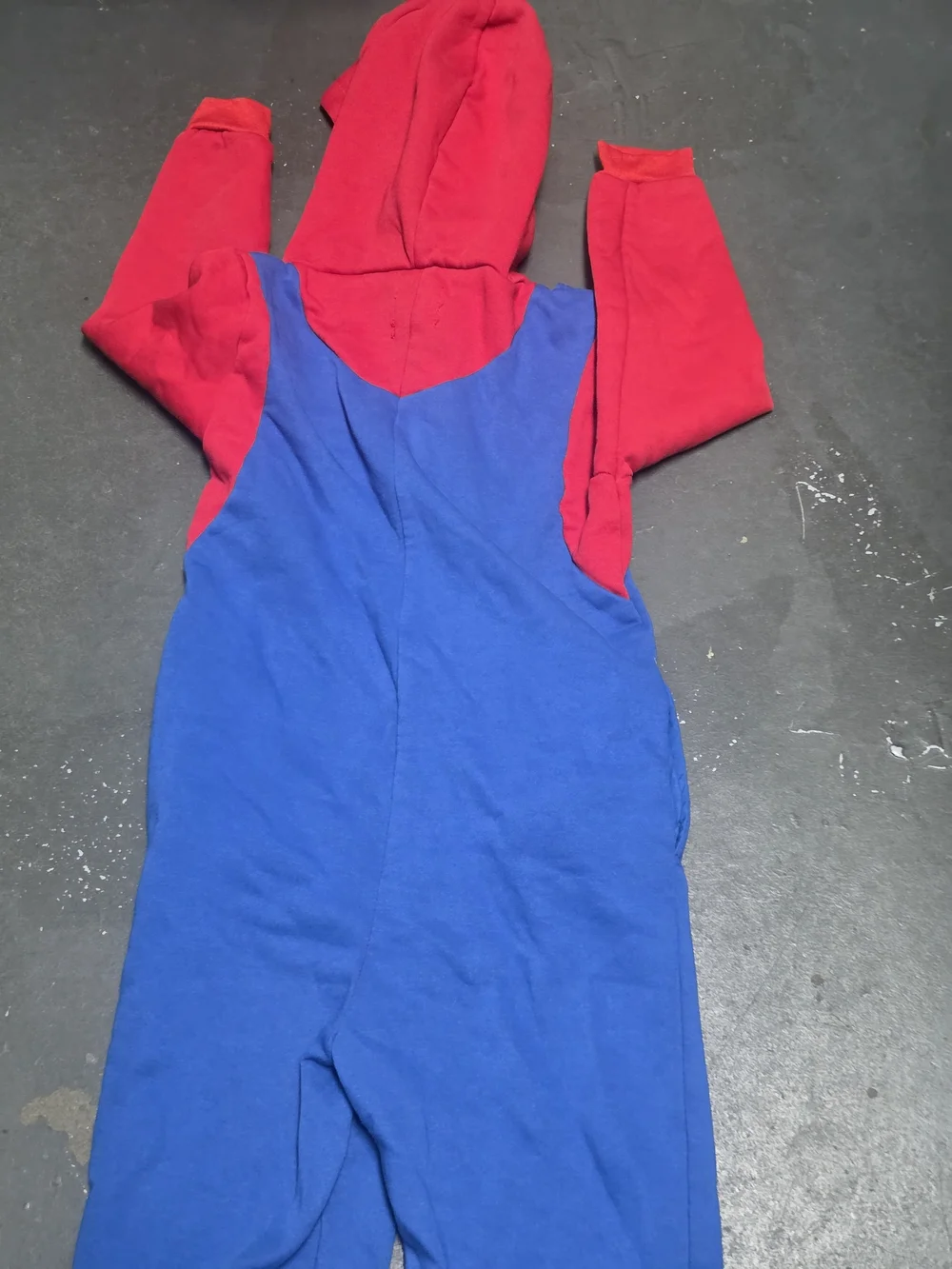 Kids Mario Bro  Jumper Costume with Hood